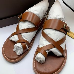 Patricia Nash brown sandals size 9.5, new with box and bag